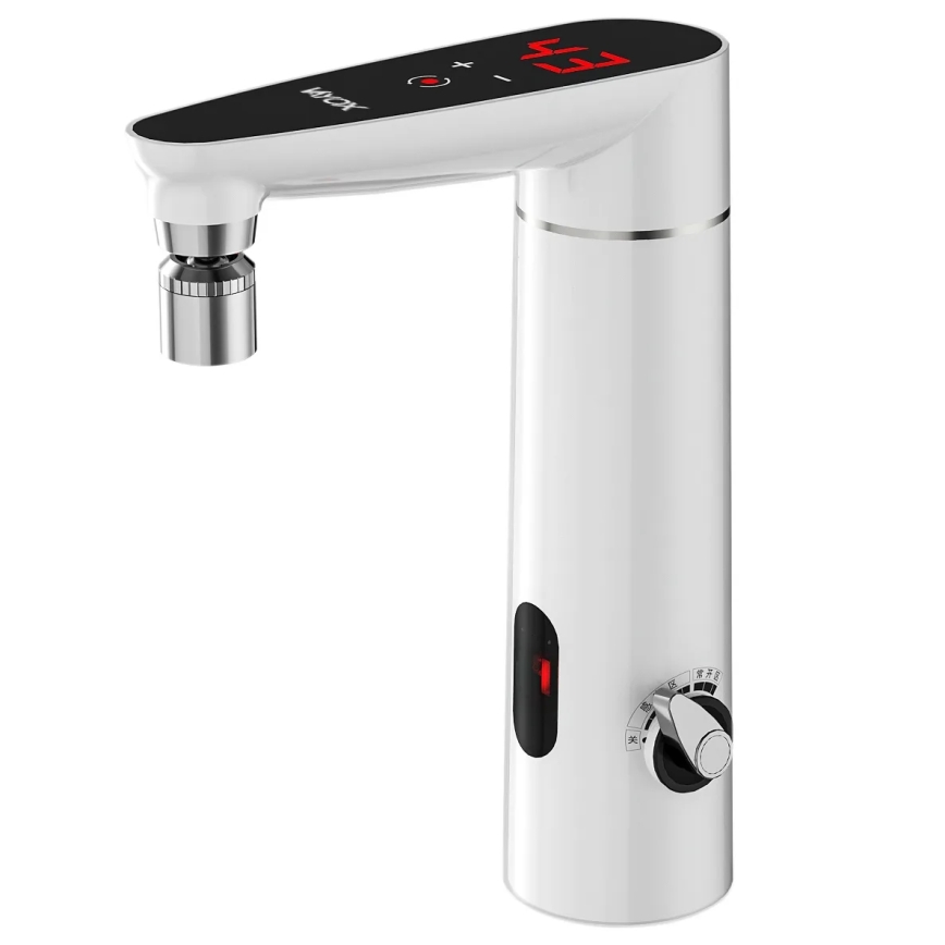 Сензорен проточен бойлер с LED дисплей 3000W/230V IPX4 бял