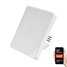 Сензорен превключвател 1-полюсен SMART 800W/230V бял Wi-Fi Tuya