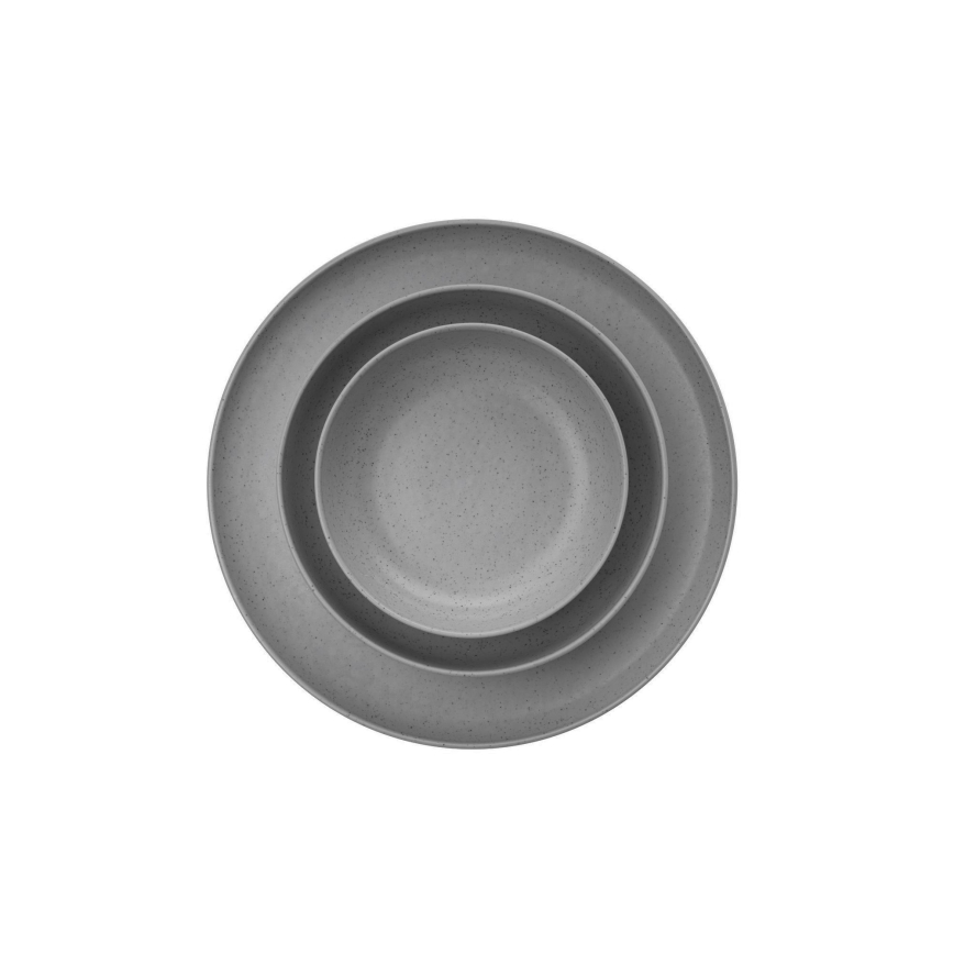 Сервиз за хранене 12 бр сив/порцелан