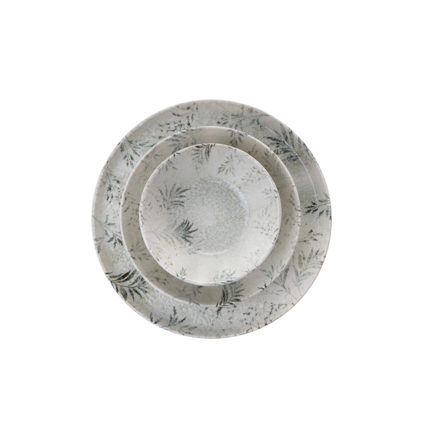 Сервиз за хранене 18 части сив/порцелан