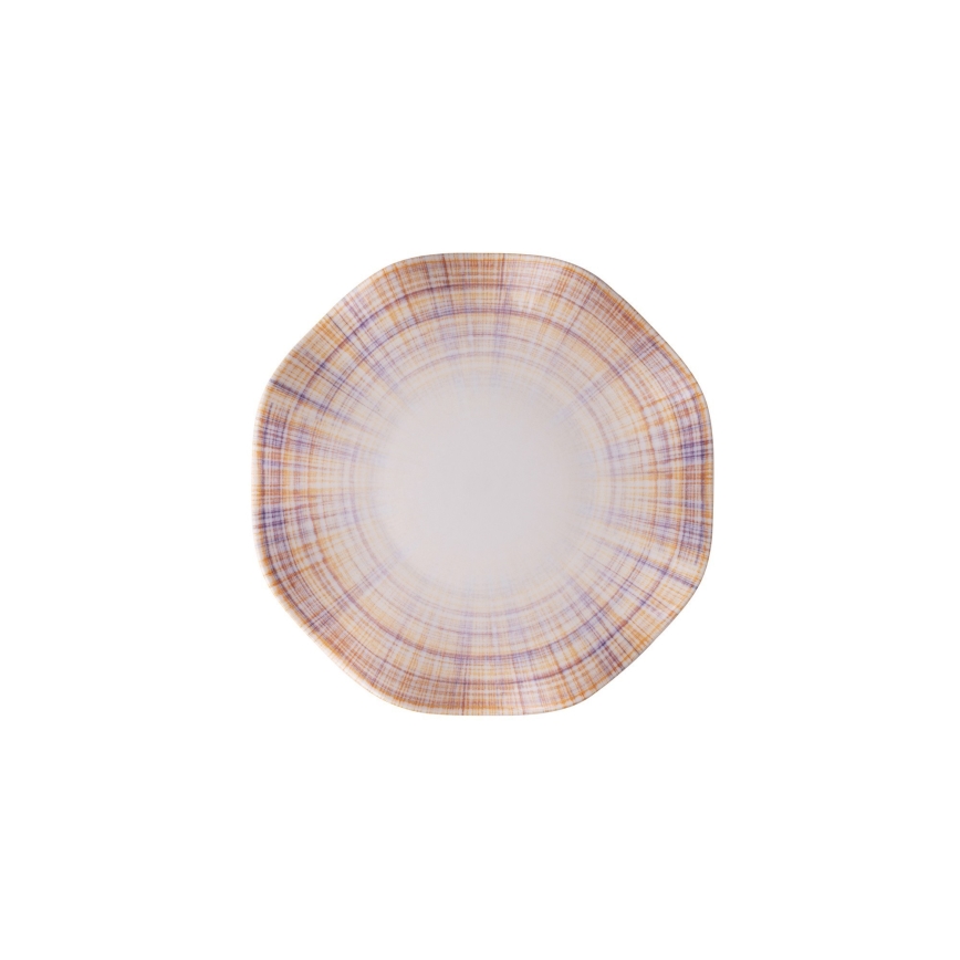 Сервиз за хранене 24 части оранжев/порцелан