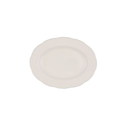 Сервиз за хранене, 54 части, бял/сребрист/слонова кост, порцелан