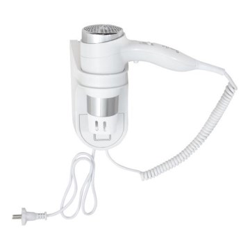 Сешоар с държач 11x24 см, бял