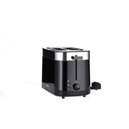 Severin AT 9264 - Тостер за две филийки 800W/230V неръждаема стомана/черен