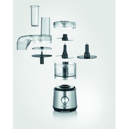 Severin KM 3865 - Чопър за храна 400W/230V неръждаема стомана/черен