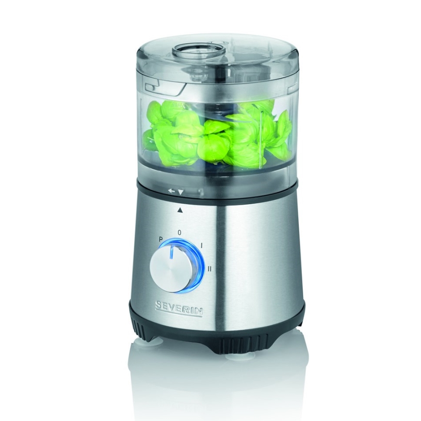 Severin KM 3865 - Чопър за храна 400W/230V неръждаема стомана/черен