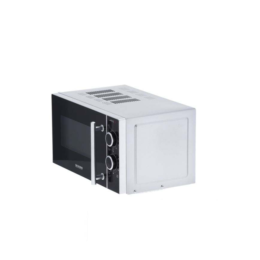 Severin MW 7771 - Микровълнова фурна с грил, 700 W/230 V, 20 л, черна