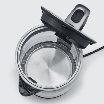 Severin WK 3420 - Електрическа кана 1,7 л 2200W/230V неръждаема стомана/стъкло