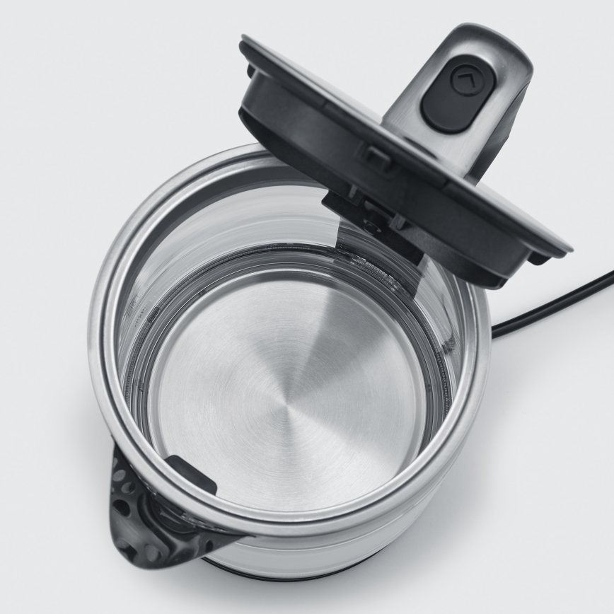 Severin WK 3420 - Електрическа кана 1,7 л 2200W/230V неръждаема стомана/стъкло