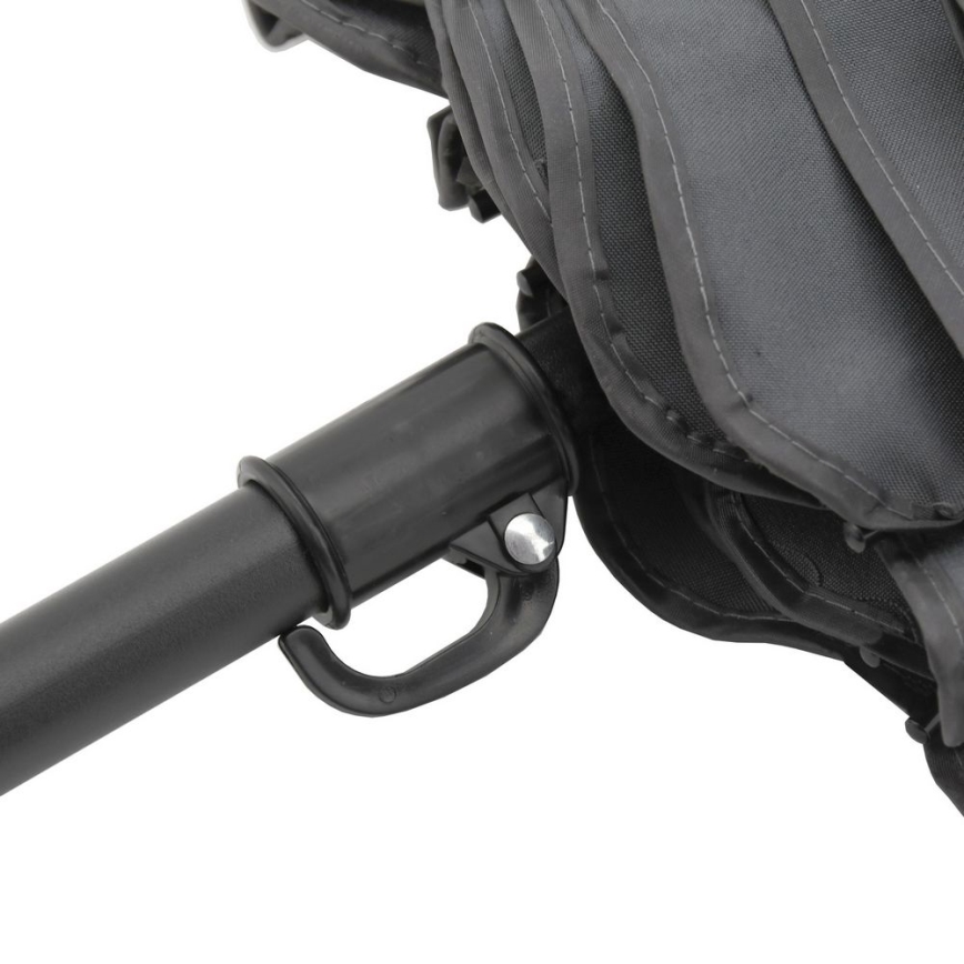 Сгъваем наклоняем чадър за слънце, Ø 1,8 м, сив