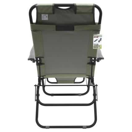 Сгъваем регулируем стол зелен/черен