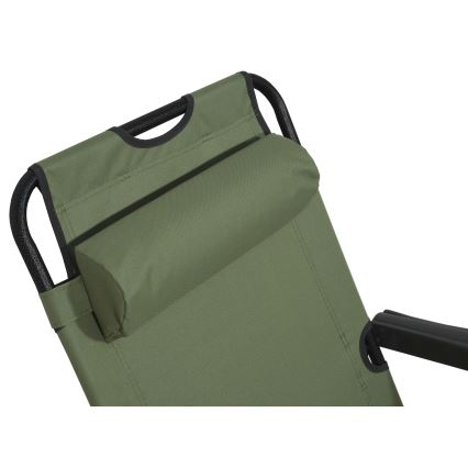 Сгъваем регулируем стол зелен/черен