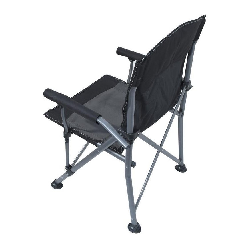 Сгъваем къмпинг стол черен