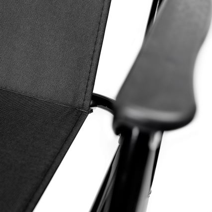 Сгъваем къмпинг стол черен