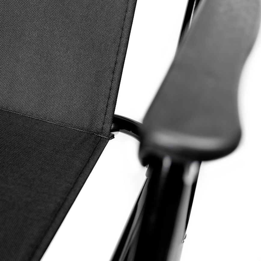 Сгъваем къмпинг стол черен