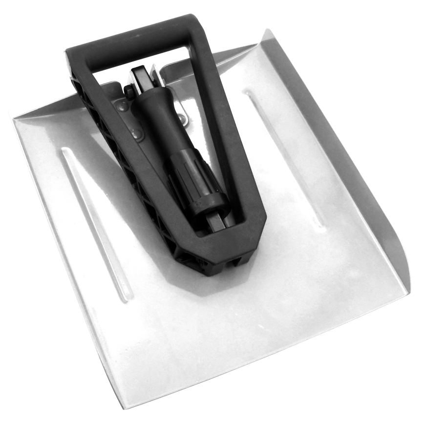 Сгъваема лопата за сняг черна/сива