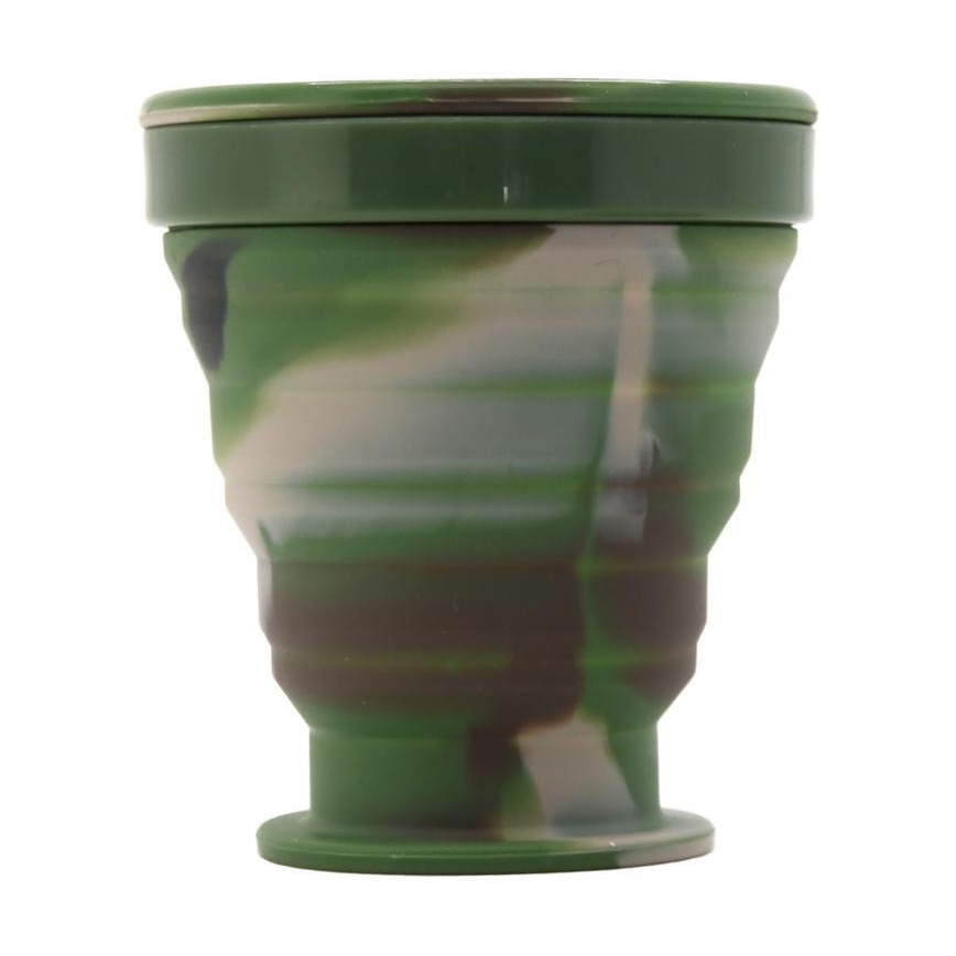 Сгъваема силиконова чаша 200 мл