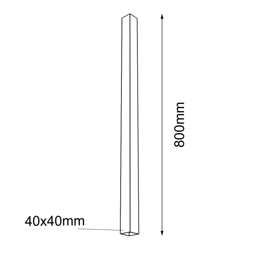 Shilo - Лампа 1xGU10/15W/230V черна