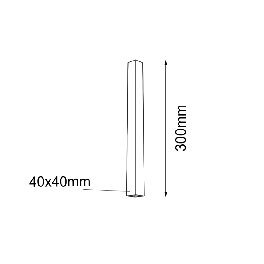 Shilo - Лампа 1xGU10/15W/230V черна
