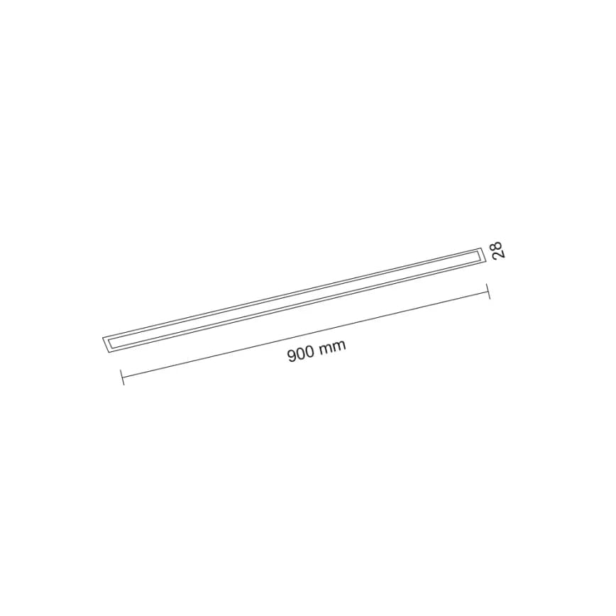 Shilo - LED Лампа за вграждане LED/32W/230V 3000K CRI 90 черна