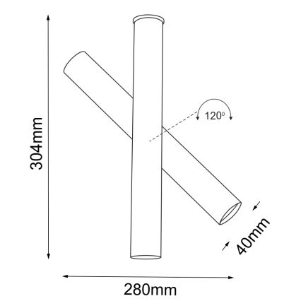 Shilo - Спот 1xGU10-MR11/15W/230V черен