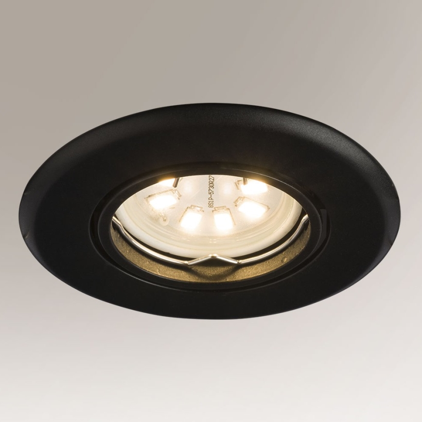 Shilo - Луничка 1xGU10/15W/230V черна