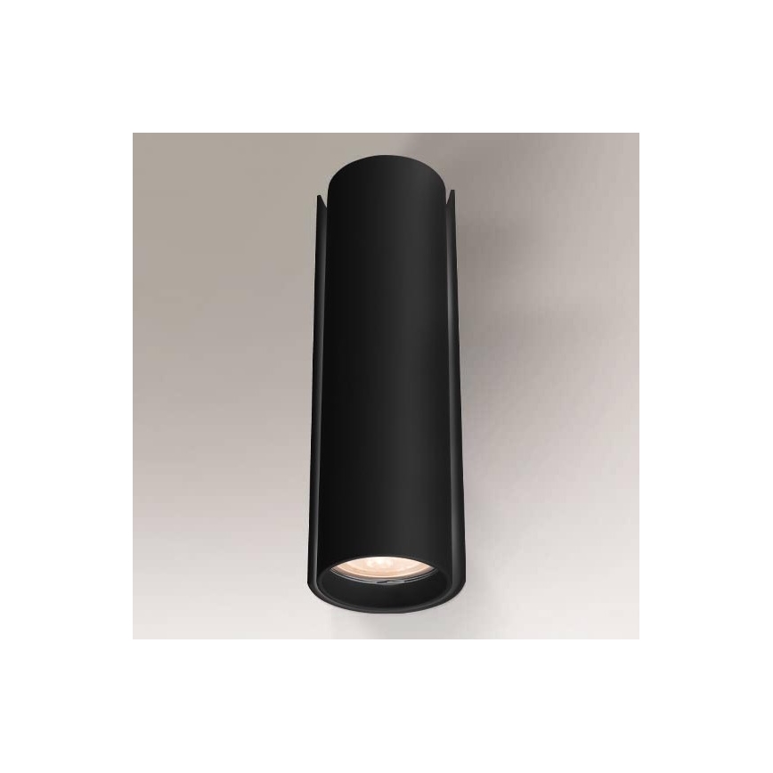 Shilo - Аплик 2xGU10/15W/230V черен