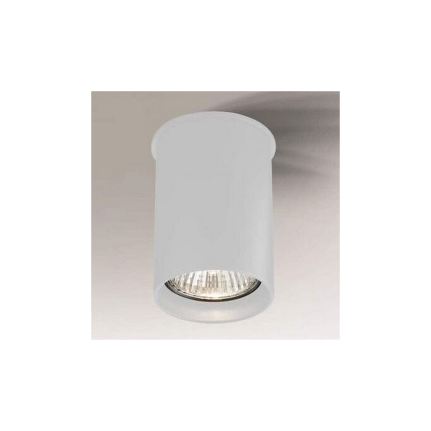 Shilo - Лампа 1xGU10/15W/230V 9 см бял