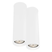 Shilo - Лампа 2xGU10/15W/230V бяла