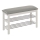 Shoe rack 48x81 см бял/сив