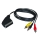 Сигнален кабел за свързване на 2 AV устройства SCART конектор / 3бр. CINCH конектори