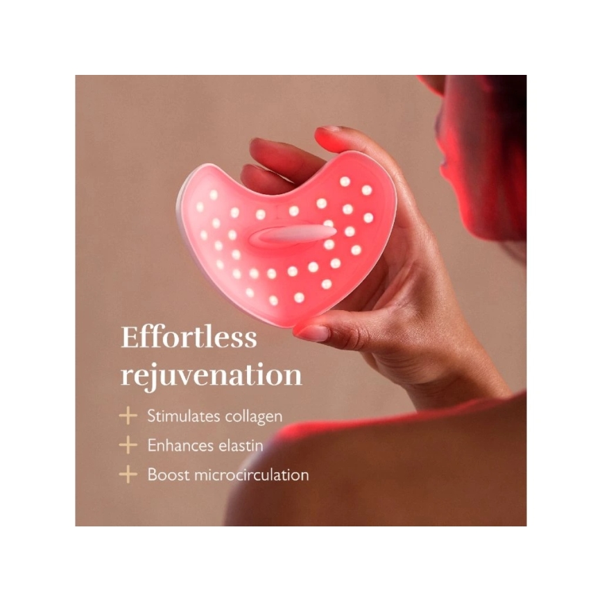 Silk’n - LED терапевтична маска за устни LED/5V 500 mAh бежова