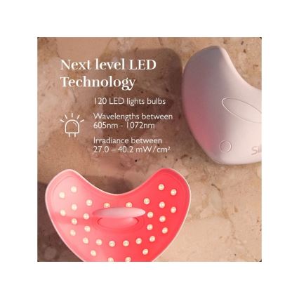 Silk’n - LED терапевтична маска за устни LED/5V 500 mAh бежова