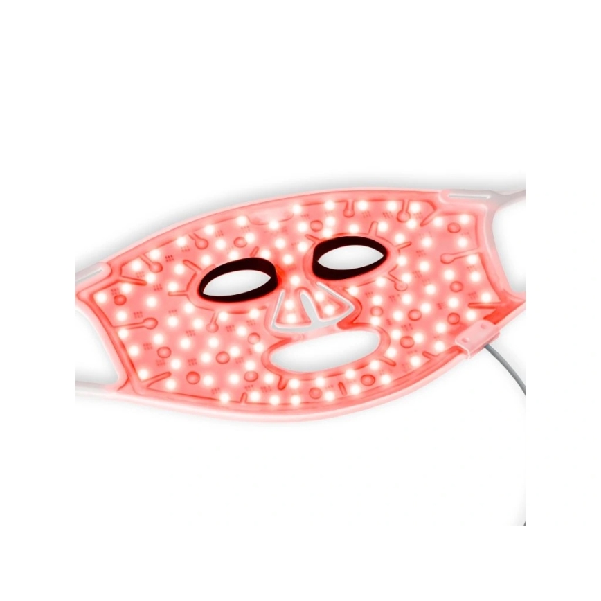 Silk’n - LED RGB терапевтична маска за лице LED/5V 2000 mAh бяла + дистанционно управление