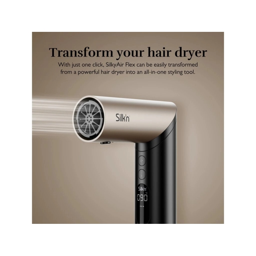 Silk’n - сешоар SILKYAIR FLEX 230V черен/златист