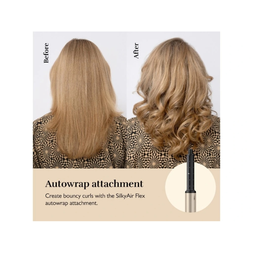 Silk’n - сешоар SILKYAIR FLEX 230V черен/златист