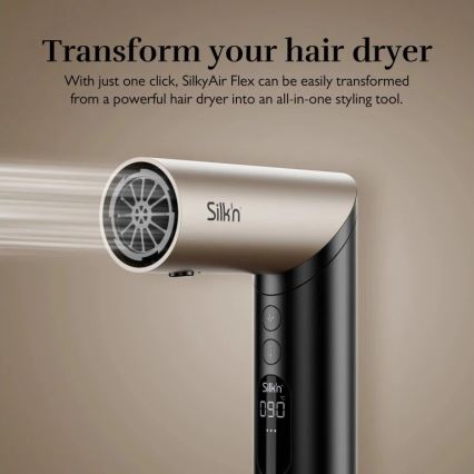 Silk’n - Сешоар за коса SILKYAIR FLEX 230V черен/златист