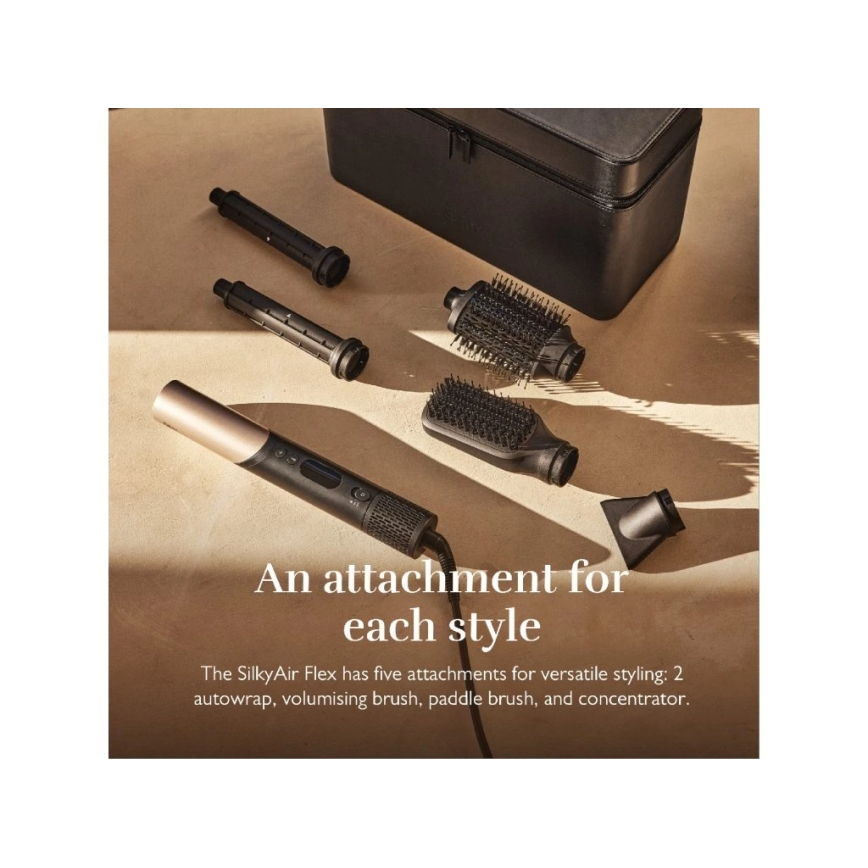 Silk’n - Сешоар за коса SILKYAIR FLEX 230V черен/златист