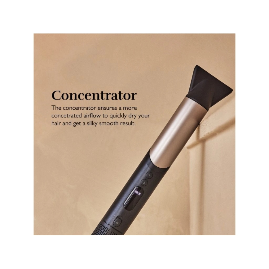 Silk’n - Сешоар за коса SILKYAIR FLEX 230V черен/златист
