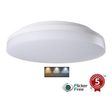Sinclair - LED Лампа за повърхностен монтаж LED/30W/230V 3000K/4000K/6000K IP54 33 см бял