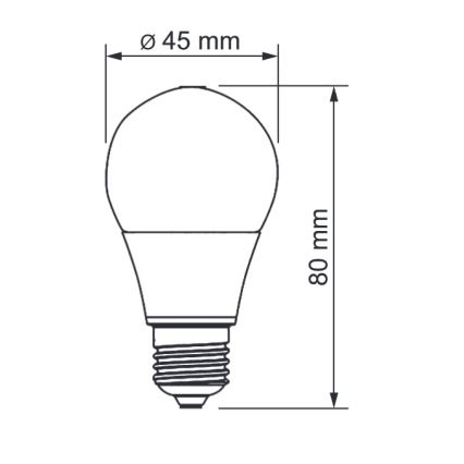 Sinclair - LED Крушка E14/5W/230V 3000K