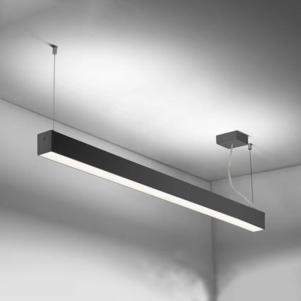 Sinclair - LED Плафониера LSM LED/20W/230V 3000K/4000K/5000K 60 см черен