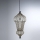 SIRU - Пендел BABÀ 1xE27/60W/230V Ø 30 см прозрачен/кафяв Венецианско стъкло