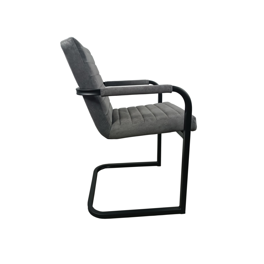 Сив трапезен стол BART