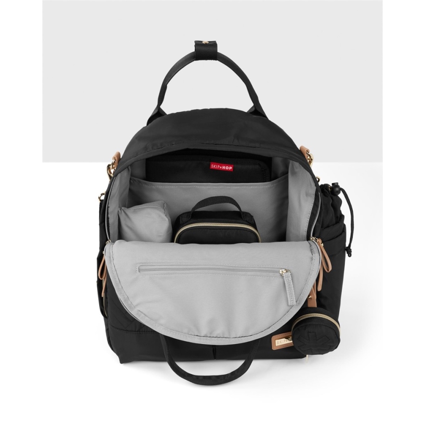 Skip Hop - Многофункционална раница за количка 6в1 SUITE SET черна