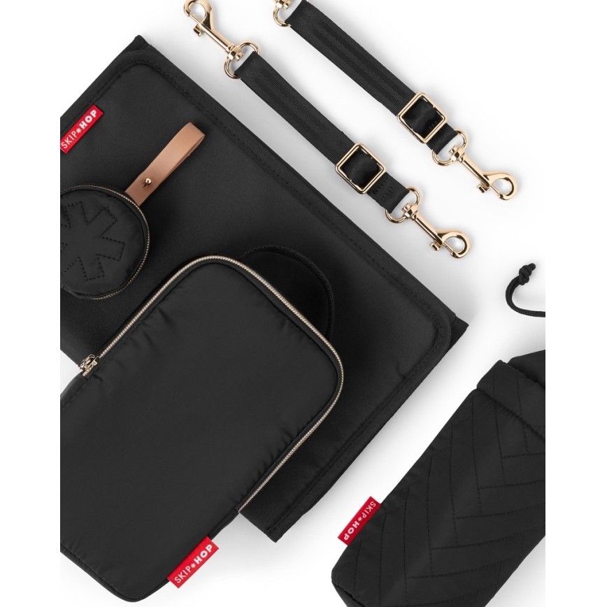 Skip Hop - Многофункционална раница за количка 6в1 SUITE SET черна