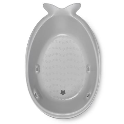 Skip Hop - Детска вана с ергономична подложка MOBY 3 сива