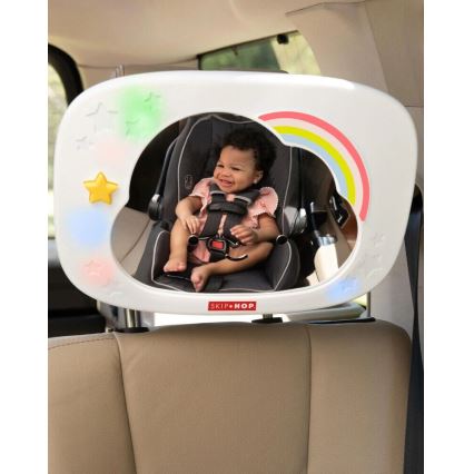 Skip Hop - Детско автомобилно странично огледало LINING CLOUD 3xAA