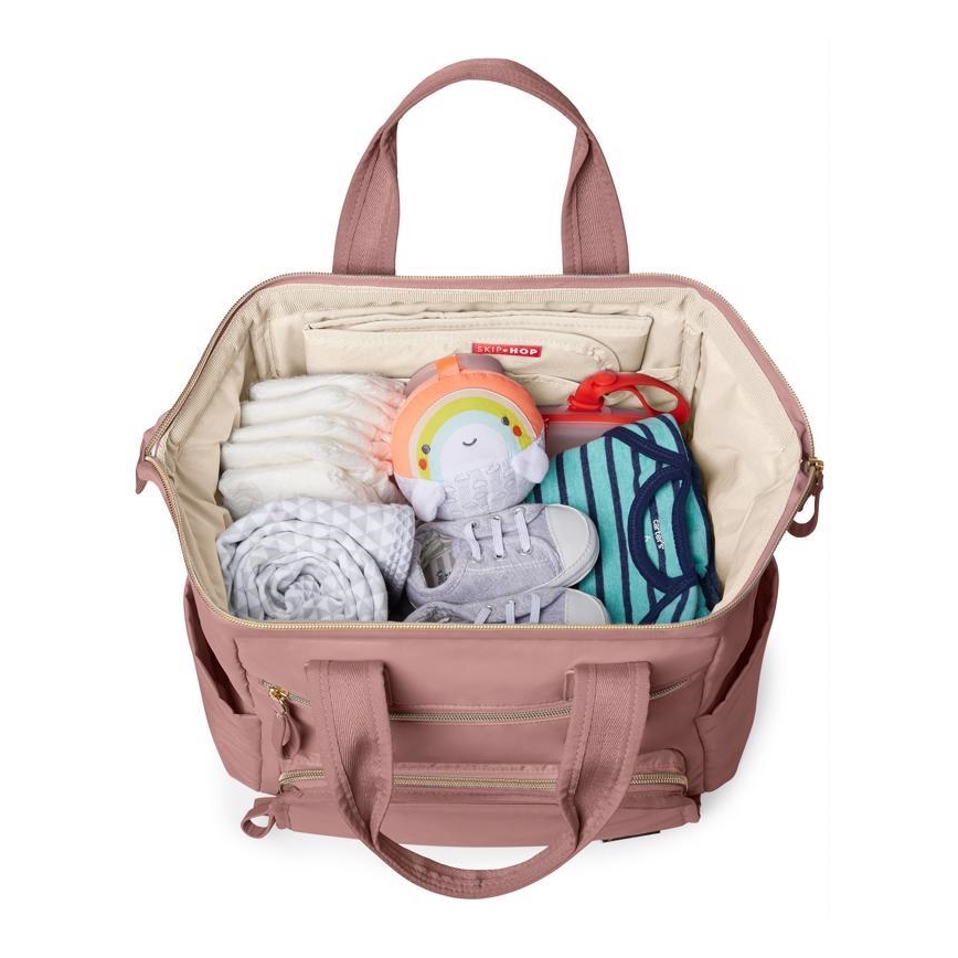 Skip Hop - Раница за смяна на пелени за количка MAINFRAME Пепел от рози