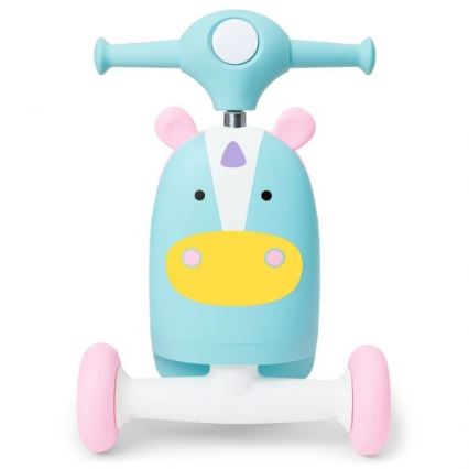 Skip Hop - Колело за бутане 3в1 ZOO еднорог 3xAAA